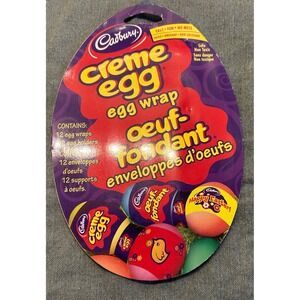 Cadbury Creme Egg Wraps‎ Egg Holders Easter Egg Decorating Kit Fun No Mess